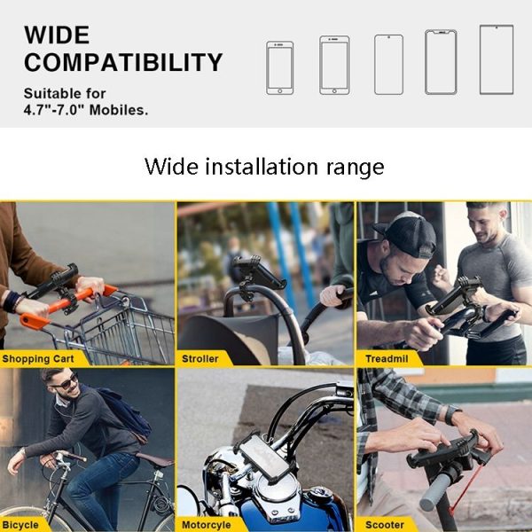 H18 Bicycle Mobile Phone Bracket Motorcycle Single-Handed Operation Mobile Phone Navigation Frame - Image 6