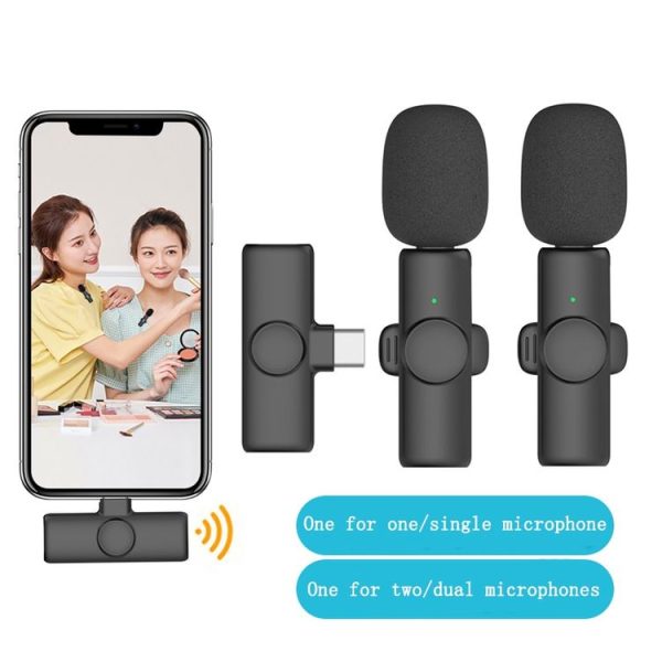 Lavalier Wireless Microphone, Specification: Type-C Direct 1 To 2 - Image 3