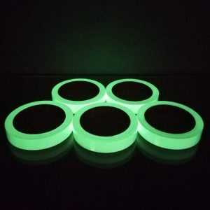 5 Rolls Home Decoration Baseboard Luminous Strip Safe Passage Warning Fluorescent Sticker, Specification: 2cmx100cm (Light Green)