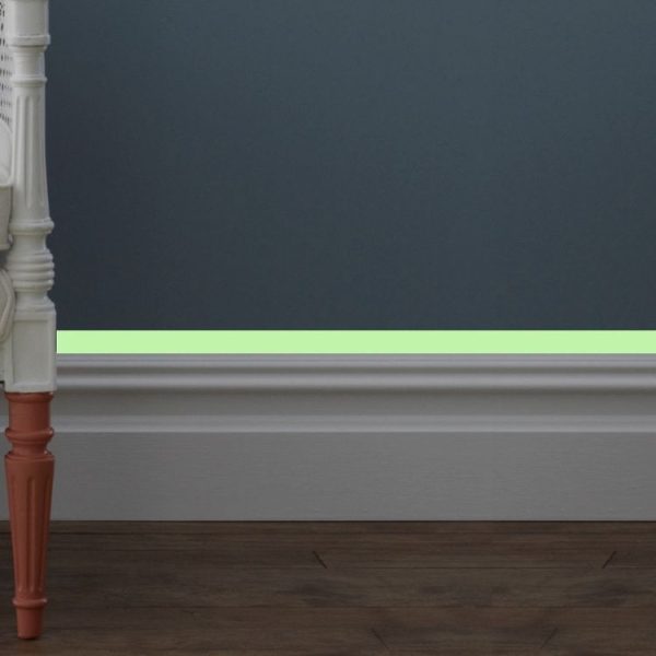 5 Rolls Home Decoration Baseboard Luminous Strip Safe Passage Warning Fluorescent Sticker, Specification: 2cmx100cm (Light Green) - Image 3