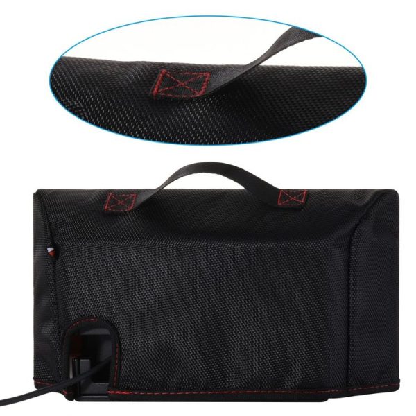 Game Console Protective Sleeve Carrying Strap Waterproof Nylon Protective Cover For Nintendo Switch (Black) - Image 5