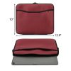 Neoprene Tablet Computer Protection Bag Storage Liner Bag for Laptops / Tablets Within 13 Inches (Brick Red) - Image 3
