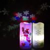LED Candle Projection Lamp Christmas LED Decoration Night Light (Snowflake) - Image 6