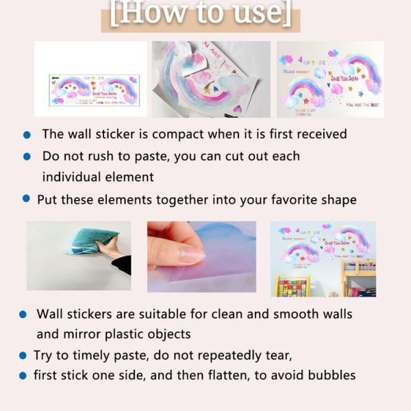 ZSZ1198B Night Light Moon Butterfly Wall Stickers Children Room Bedroom Simple Decorative Wall Stickers, Specification: 28x32cm - Image 7