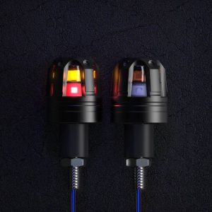 Motorcycle Universal Modified LED Hand Blocks Light (Double Lamp Red)
