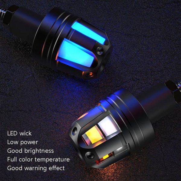 Motorcycle Universal Modified LED Hand Blocks Light (Double Lamp Red) - Image 5