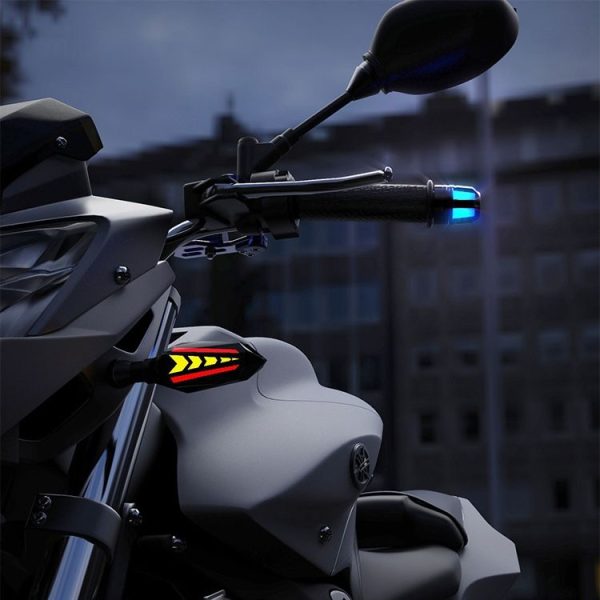 Motorcycle Universal Modified LED Hand Blocks Light (Double Lamp Red) - Image 7