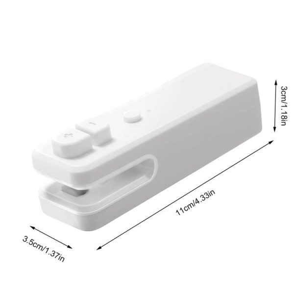 Dual-Purpose Mini-Sealing Machine Heat-Sealing & Cutting Bag Multi-Function Chargingable Sealing Machine (Grey) - Image 9