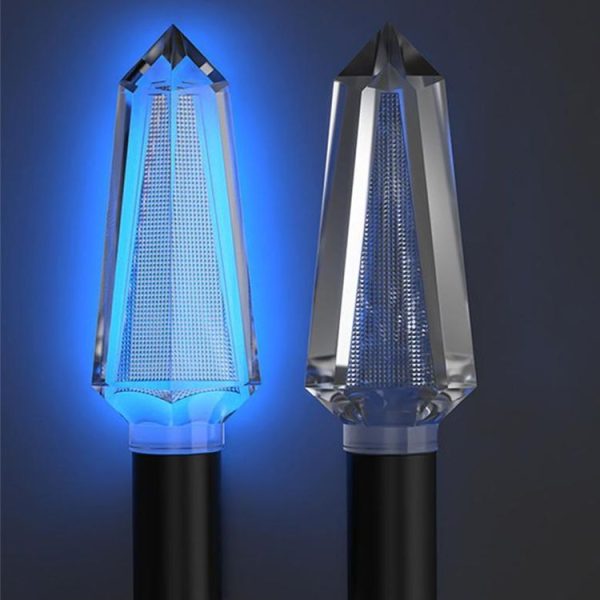 SMCP52354 Motorcycle Crystal Transparent LED Modified Steering Lamp (B Blue)