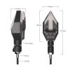 1 Pair LED Motorcycle Arrow Double Color Turn Signal 12V Glare Warning Light (Blue) - Image 3