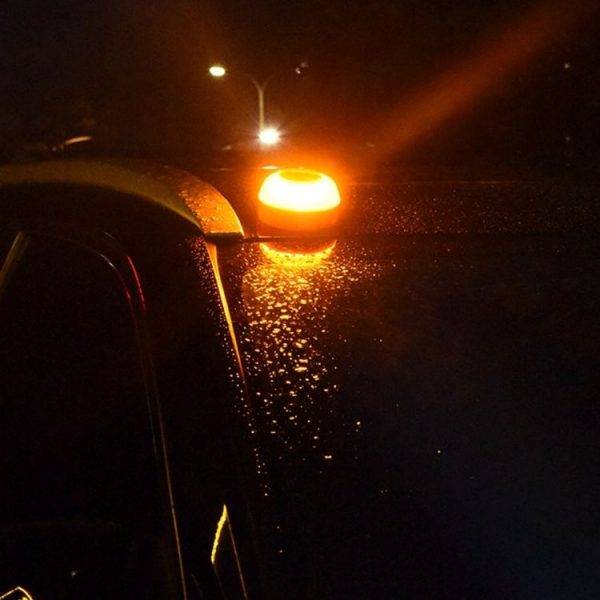 V16 Car LED White Emergency Warning Light Strong Magnetic Induction Flashing Light - Image 6