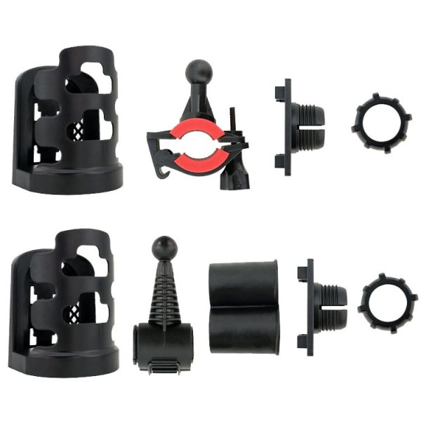 2 PCS SMCP-380 General Riding Cup Rack Motorcycle Bicycle Cup Holder (Handlebar Installation) - Image 4