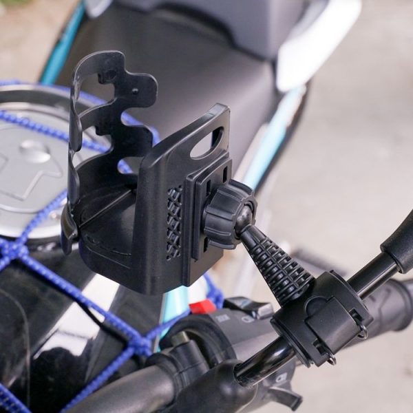 2 PCS SMCP-380 General Riding Cup Rack Motorcycle Bicycle Cup Holder (Handlebar Installation) - Image 7