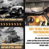 Off-Road Vehicle Seat Back Auxiliary Handle Convertible Frame Grab Handle Roof Armrest, Specification: Frame Handle - Image 7