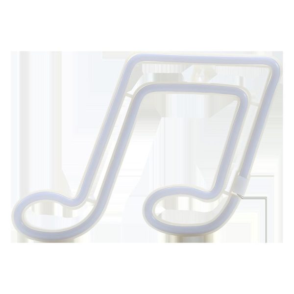 Musical Note Neon Light Modeling Lighting Room Decoration Lights (Blue Light) - Image 3