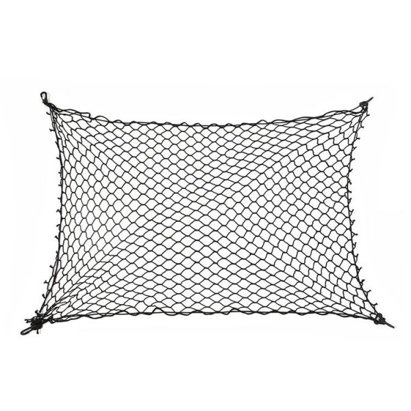Car Pet Isolation Net Car Back Seat Dog Barrier Safety Net (120x70cm 4 Side Rubber Band)