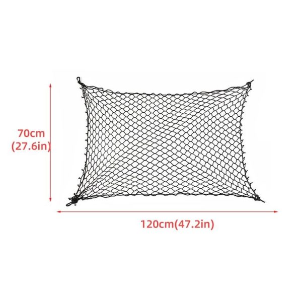 Car Pet Isolation Net Car Back Seat Dog Barrier Safety Net (120x70cm 4 Side Rubber Band) - Image 3