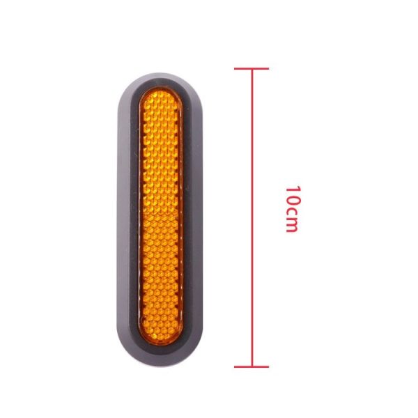 Electric Scooter Wheel Four-way Side Decorative Cover With Reflective Strips & Screws For Xiaomi Mijia 1S / Pro 2 (Yellow) - Image 3