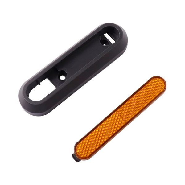 Electric Scooter Wheel Four-way Side Decorative Cover With Reflective Strips & Screws For Xiaomi Mijia 1S / Pro 2 (Yellow) - Image 4