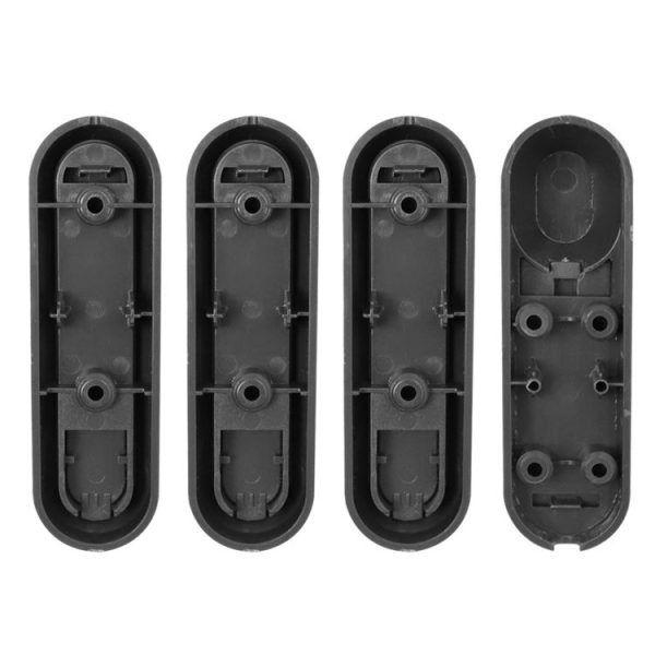 Electric Scooter Wheel Four-way Side Decorative Cover With Reflective Strips & Screws For Xiaomi Mijia 1S / Pro 2 (Yellow) - Image 5