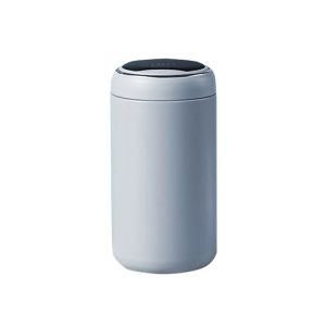316 Stainless Steel Smart Vacuum Flask Children Portable Mini Display Temperature Cup Big Belly Cup (grey)