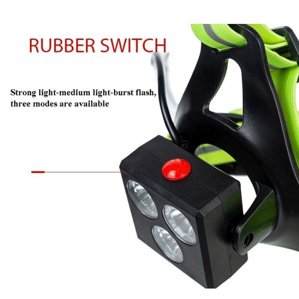 Outdoor Sports Running Light Waterproof Night Riding Light Highlight Rechargeable Mountaineering Light Chest Warning Light - Image 4