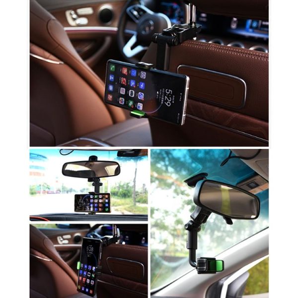 H02 Car Rearview Mirror Mobile Phone Holder Pillow Universal Car Mobile Phone Holder - Image 10