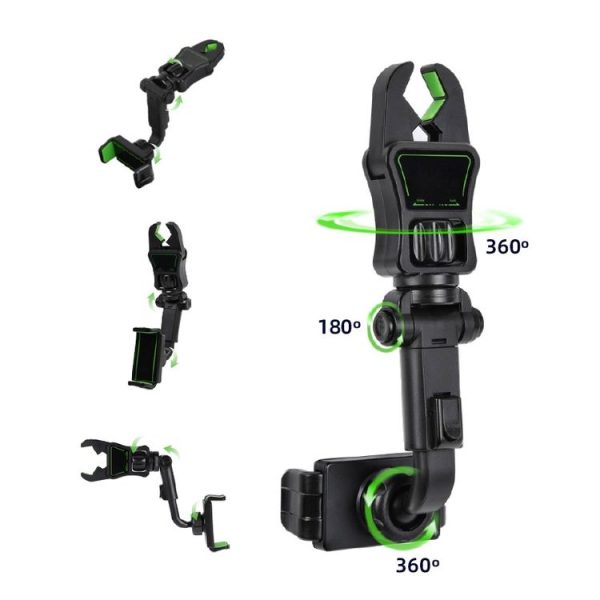 H02 Car Rearview Mirror Mobile Phone Holder Pillow Universal Car Mobile Phone Holder - Image 5