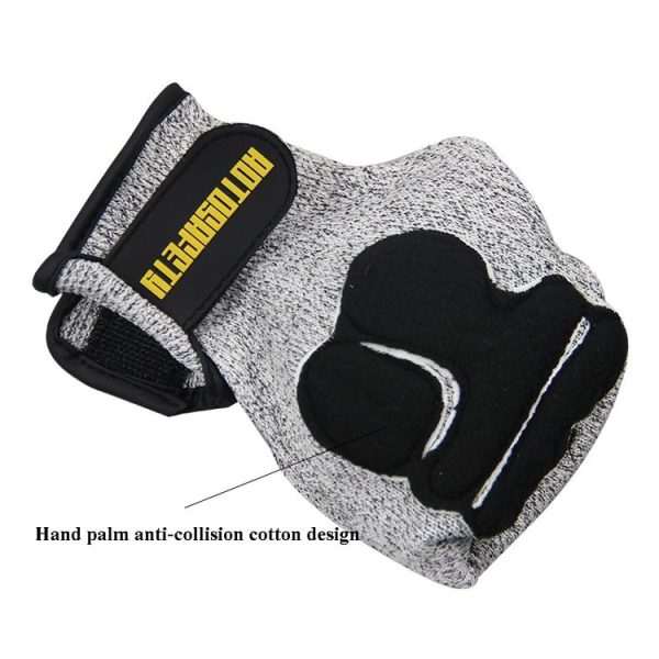ROTOSAFETY RZT-HFZ20 Shock-Proof Anti-Smashing Anti-Cutting Anti-Collision Gloves TPR Mechanical Maintenance Fire Rescue Miners Mining Anti-Stab Gloves, Size: L - Image 6