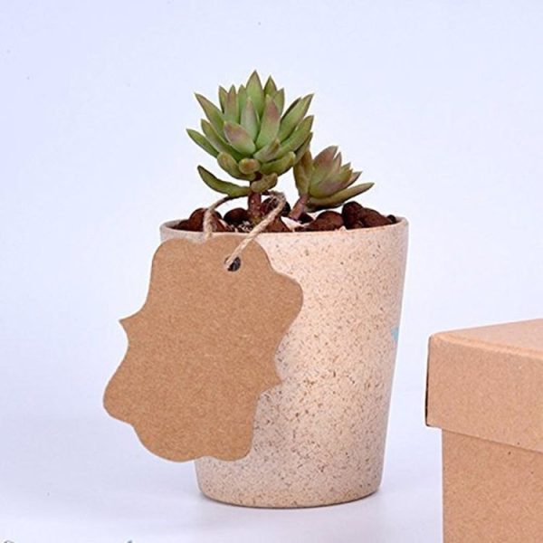 Gift Packaging Tag With Twine (100pcs / Pack Black) - Image 4