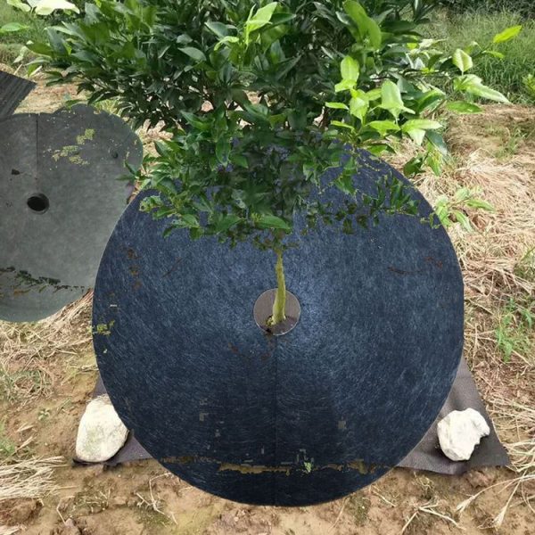 32x4cm Ecological Anti-Grass Non-Woven Cloth Gardening Floor Cover Cloth Breathable Moisturizing Can Reduce Fruit Garden Film (Black) - Image 7