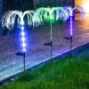 Solar Fiber Optic Jellyfish Lamp Lawn Ground Plug LED Lamp Outdoor Garden Decoration Lamp (Colorful Light) - Image 6