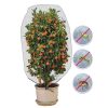 Plant Insect Cover Net With Drawstring Greenhouse Fruit Tree Bird Cover, Size: 1x1.5m (White)
