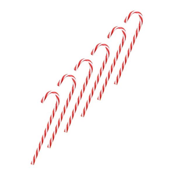 6 PCS / Pack Christmas Decorations Christmas Candy Cane Christmas Tree Ornaments - Image 2