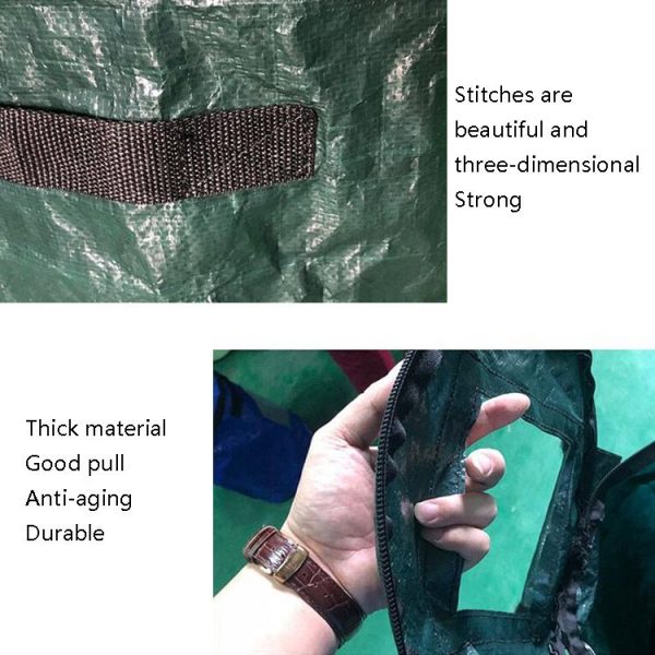 Sealing Probiotics Fermentation Garden Horticulture Tree Leaf Bag Compost Bag, Size: Large Lid With Window (Dark Black) - Image 3