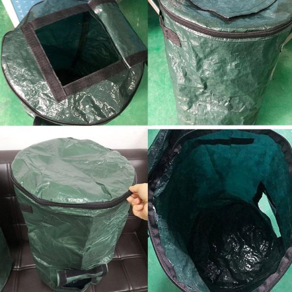 Sealing Probiotics Fermentation Garden Horticulture Tree Leaf Bag Compost Bag, Size: Large Lid With Window (Dark Black) - Image 5
