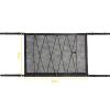 Car Ceiling Storage Net Bag Draw Rope Double-Layer Zipper Car Storage Net Pocket (80x55cm) - Image 3