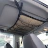 Car Ceiling Storage Net Bag Draw Rope Double-Layer Zipper Car Storage Net Pocket (80x55cm) - Image 7