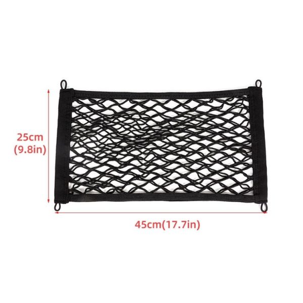 BL-210330 Car Door Net Bag Car Stretch Storage Bag Trunk Fire Extinguisher Side Net, Style: 45x25cm Coarse Net - Image 3