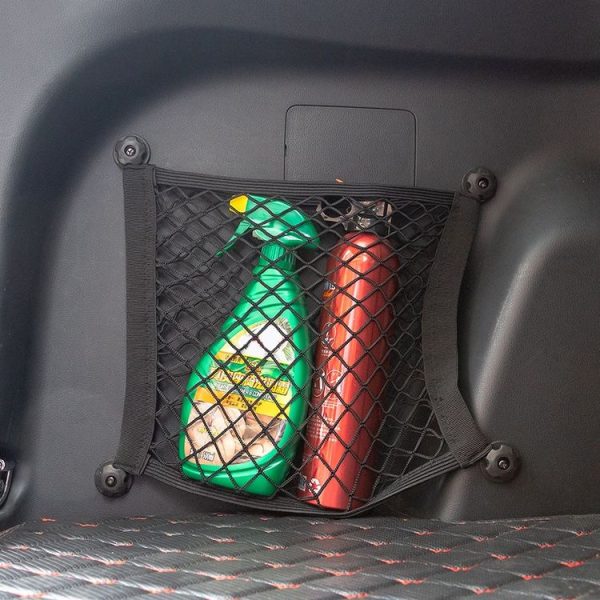 BL-210330 Car Door Net Bag Car Stretch Storage Bag Trunk Fire Extinguisher Side Net, Style: 45x25cm Coarse Net - Image 6