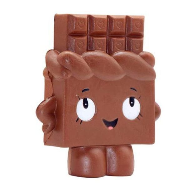 2 PCS TTPU1225 Slow Rebound Cartoon Cute Chocolate Decompression Toy (Brown)