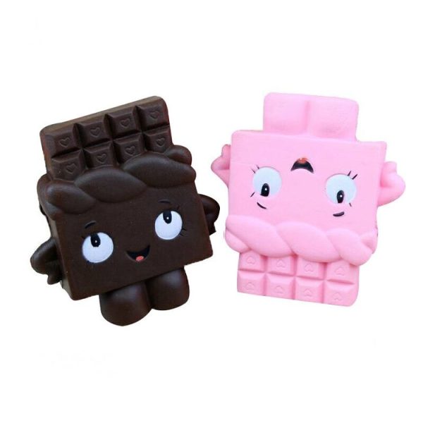 2 PCS TTPU1225 Slow Rebound Cartoon Cute Chocolate Decompression Toy (Brown) - Image 3