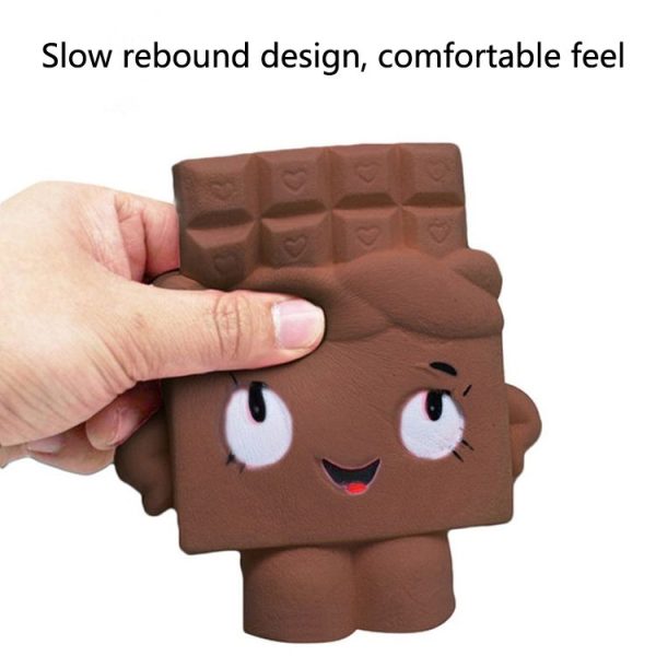 2 PCS TTPU1225 Slow Rebound Cartoon Cute Chocolate Decompression Toy (Brown) - Image 4