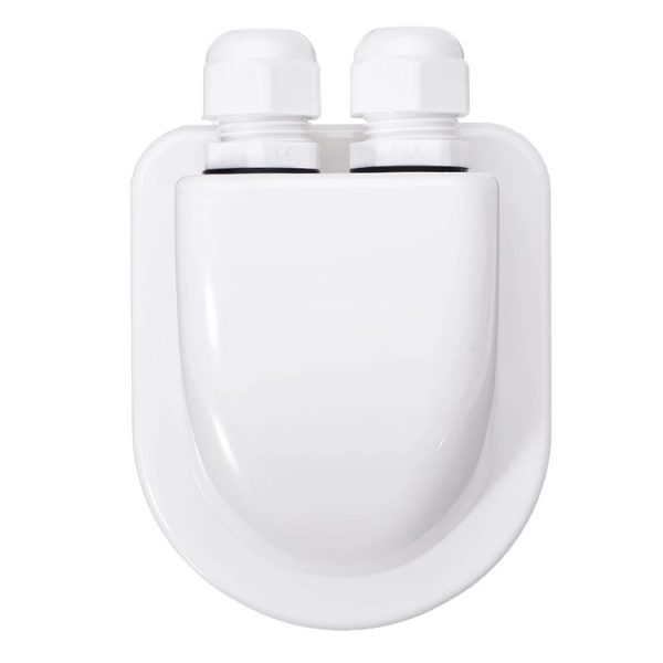 Solar Photovoltaic Plastic Bracket ABS Photovoltaic Car Roof Waterproof Junction Box (White) - Image 4