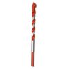Ceramic Triangle Handle Metal Flashlight Drill Bit, Size: 8mm
