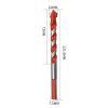 Ceramic Triangle Handle Metal Flashlight Drill Bit, Size: 10mm - Image 2