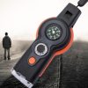 2 PCS 7 In 1 Multifunctional Field Survival Tool Compass Magnifying Glass Whistle - Image 5