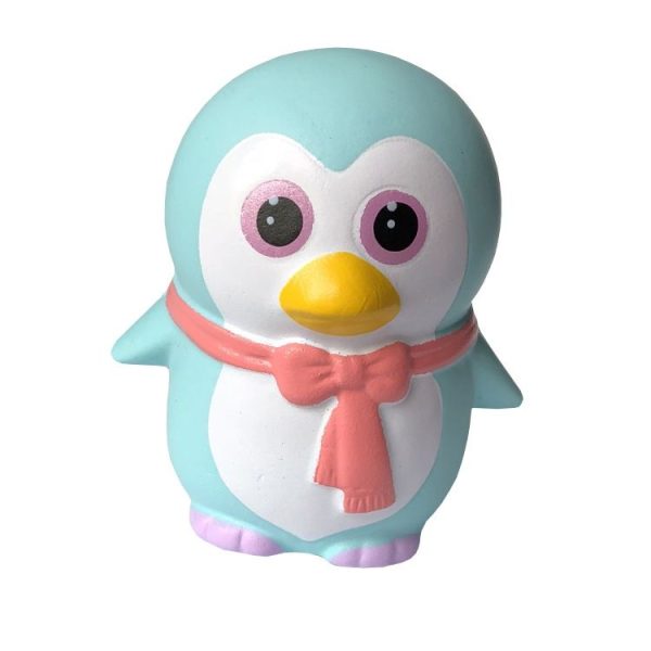 2 PCS Slow Rebound Penguin Decompression Toy (Blue)