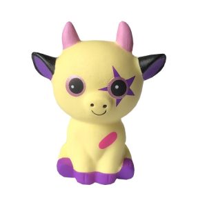 2 PCS TTPU1094 Slow Rebound Cow Animal Decompression Toy (Yellow)