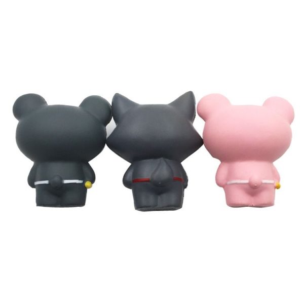 2 PCS TTPU1054 Cute Cartoon Animal Slow Rebound Decompression Toy (Fox Gray) - Image 4